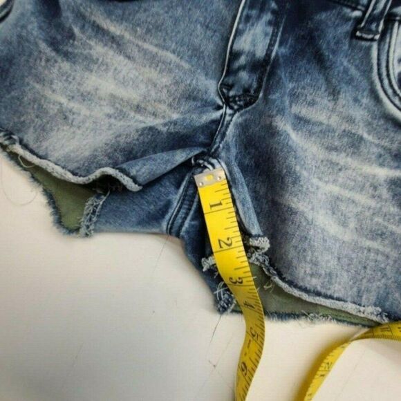 Flip Side Short Shorts Women's Reversible Green Ca - Picture 7 of 7